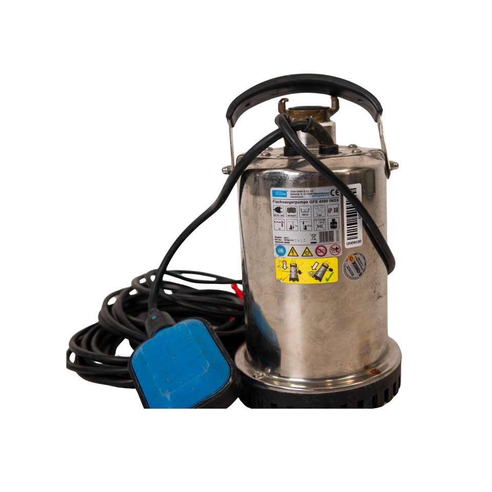 Wassertauchpumpe Flachsauger Güde GFS 4000 INOX mieten bei Fischbacher – 2