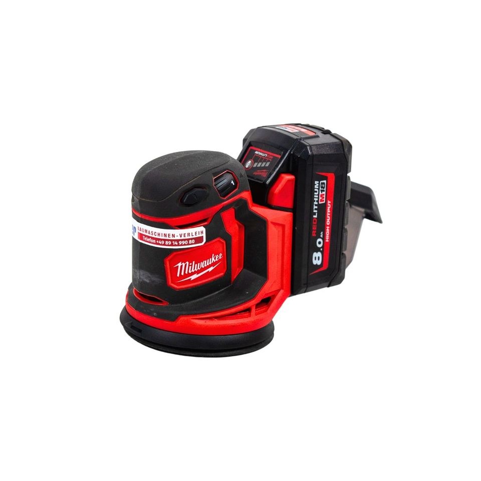 Milwaukee M18 BOS 125 Exzenterschleifmaschine mieten bei Fischbacher