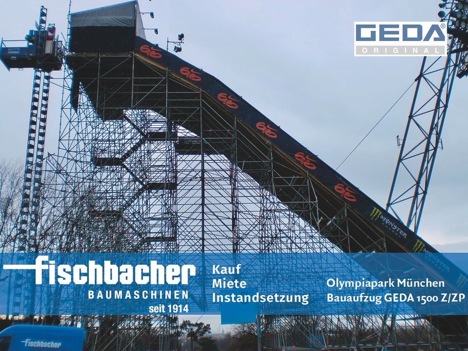 GEDA 1500 Z ZP Bauaufzug mieten in Moosach – Profi-Werkzeug auf Zeit – 4