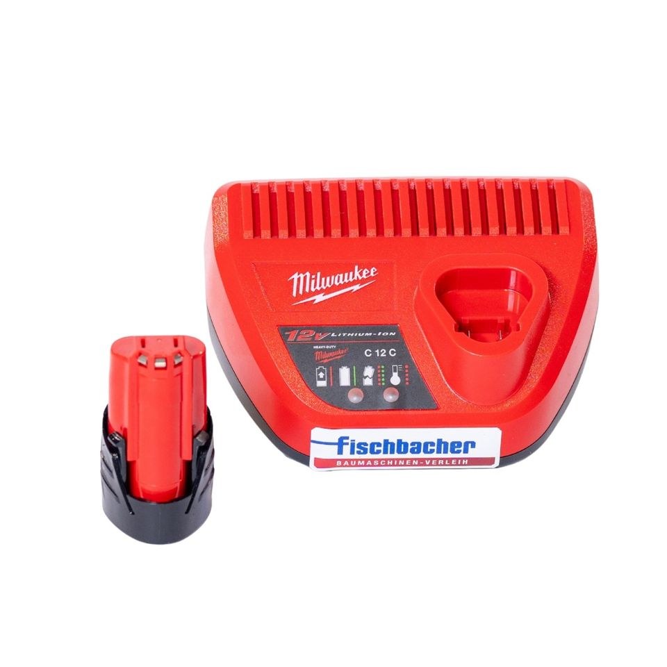 Akku Nietzange Milwaukee M12 BPRT mieten bei Fischbacher – 2