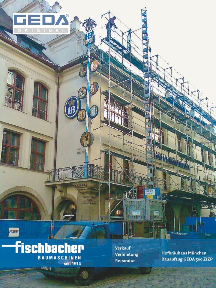 GEDA 500 Z ZP Personenbauaufzug Lastenaufzug mieten bei Fischbacher – 4