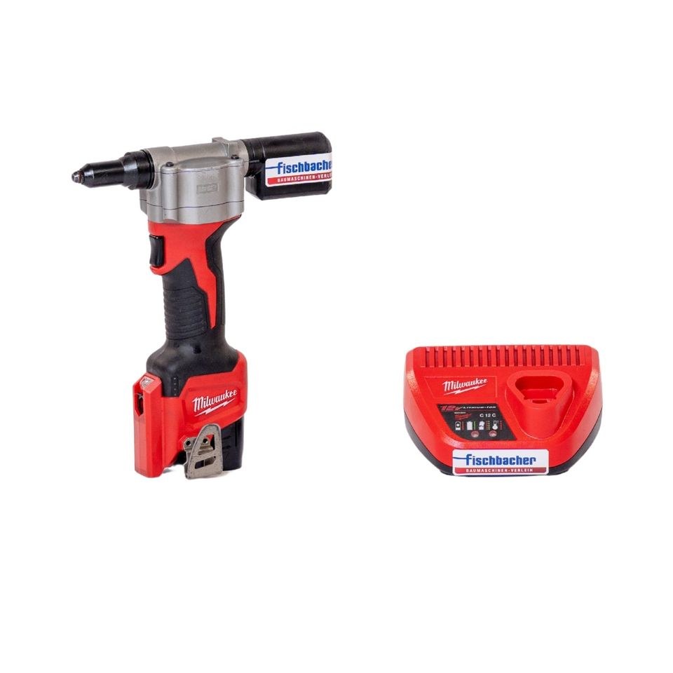 Akku Nietzange Milwaukee M12 BPRT mieten bei Fischbacher