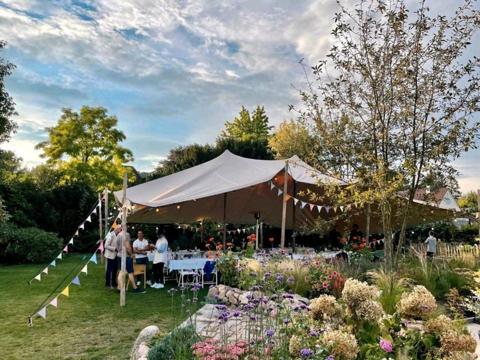 Stretchzelt Hochzeitszelt Partyzelt 30qm 75qm mieten in Tellingstedt – 3