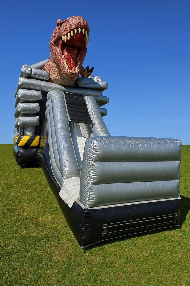XL Hüpfburg Dino ist los mieten bei Eventservice Flo Zeltmann – 3