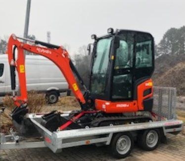 Kubota Minibagger KX018 4 Bagger mieten bei FNC