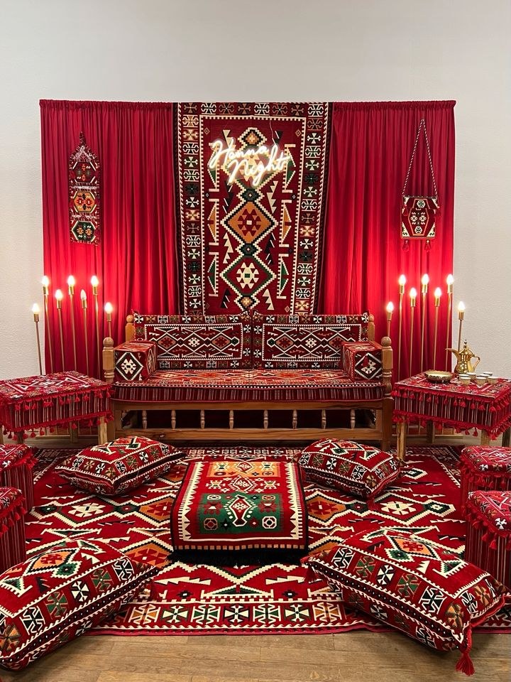 Henna Orientalische Deko Thron Kına Gecesi Sark mieten