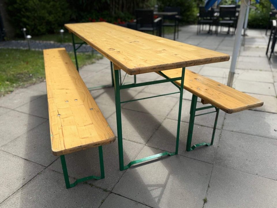 Bierzeltgarnitur Festzeltgarnitur Klappbar mieten in Pinneberg