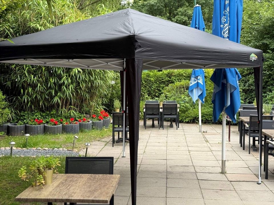 Pavillon Partyzelt klappbar 3m x N mieten in Pinneberg – 3