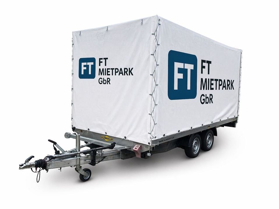 Planenanhänger Autotrailer mieten bei FT Mietpark