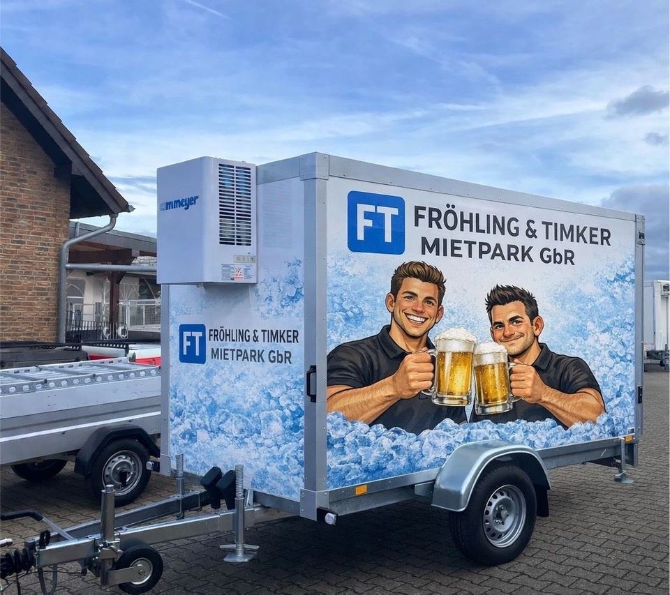 Kühlanhänger Kühlwagen mieten bei FT Mietpark – für Fest & Markt