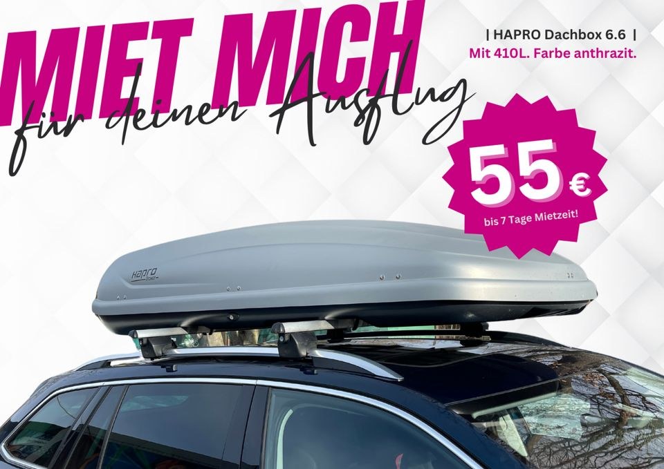 Hapro Dachbox 410L N Raum mieten bei T.F. – Zubehör statt Kauf