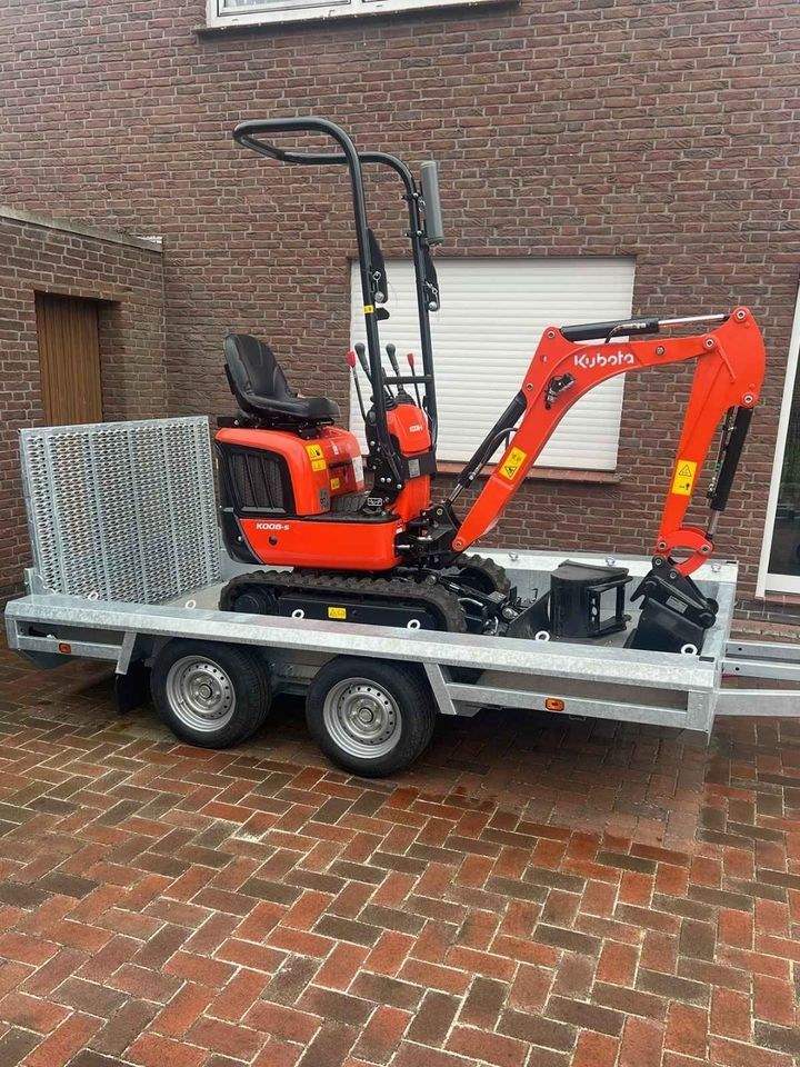 Minibagger Microbagger Kubota K008 5 mieten in Sande – 2