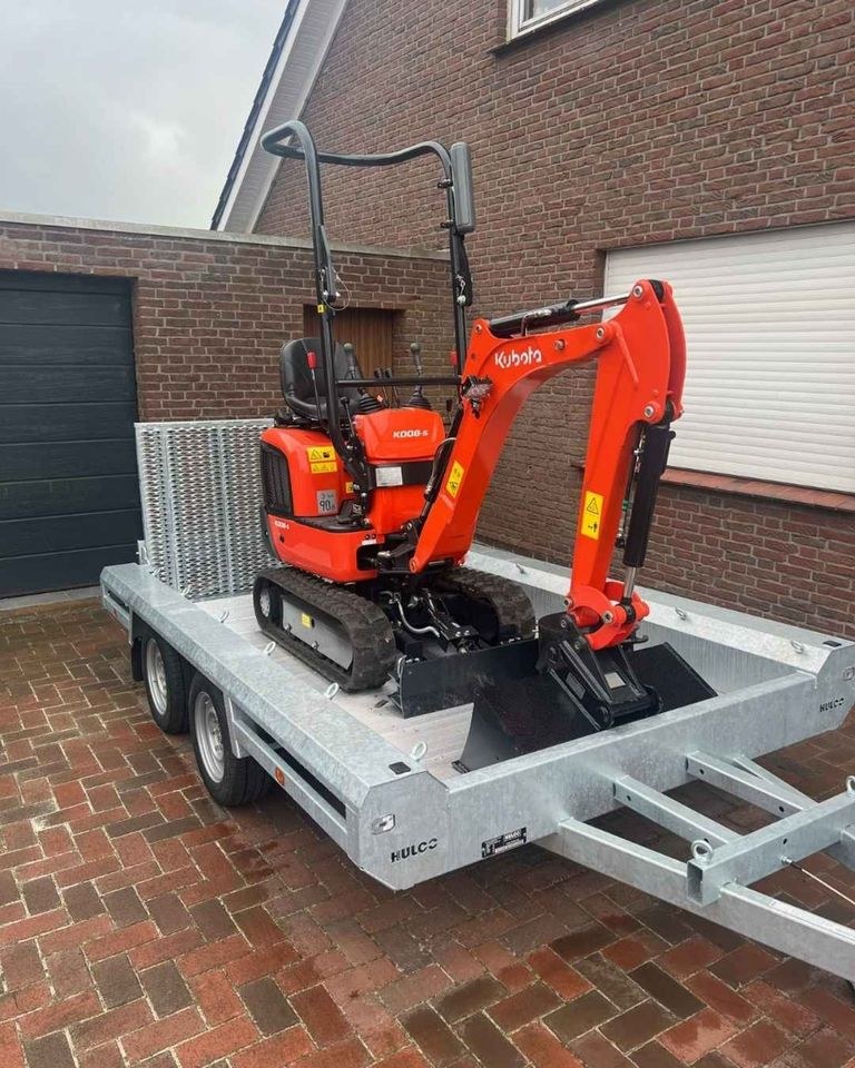 Minibagger Microbagger Kubota K008 5 mieten in Sande