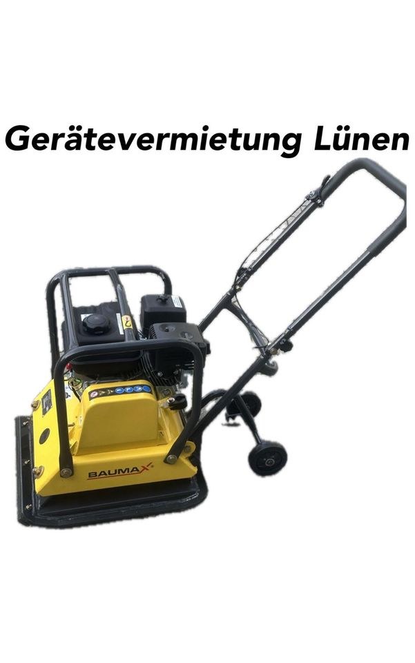 Rüttelplatte 104 kg .inkl Pu Matte mieten bei Geräteverleih Lünen