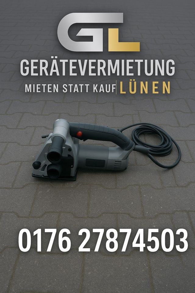 Mauernutfräse Schlitzfräse mieten bei Geräteverleih Lünen