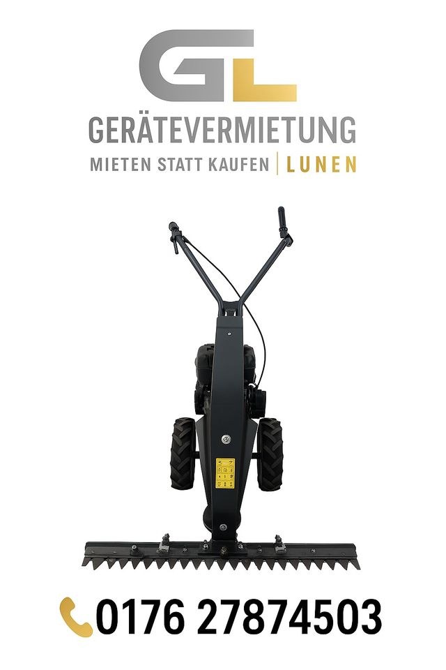 Hochgrasmäher Balkenmäher Wiesenmäher Grasmäher mieten in Lünen