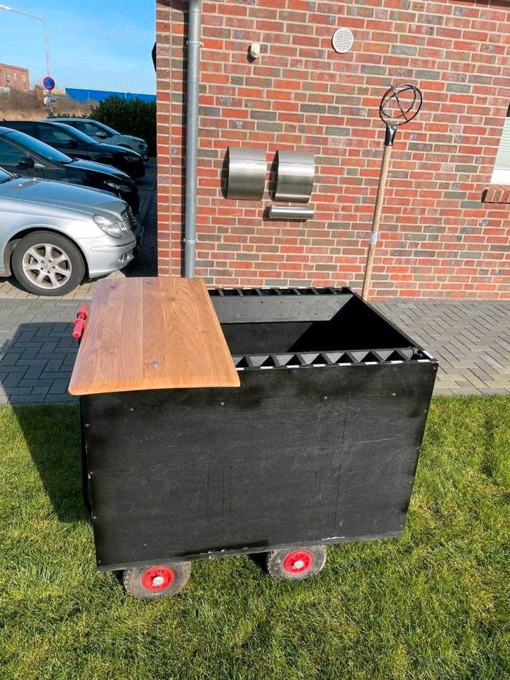 Bollerwagen Kloatscheeter Bosselwagen Soundboks mieten in Schüttorf