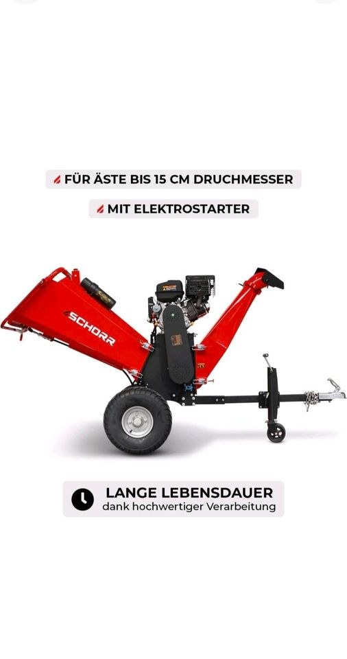 Häcksler Holzhäcksler Holzschredder mieten bei Geräteverleih Raaz – 4