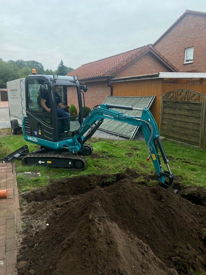 Minibagger Bagger mieten bei Geräteverleih Raaz – 2