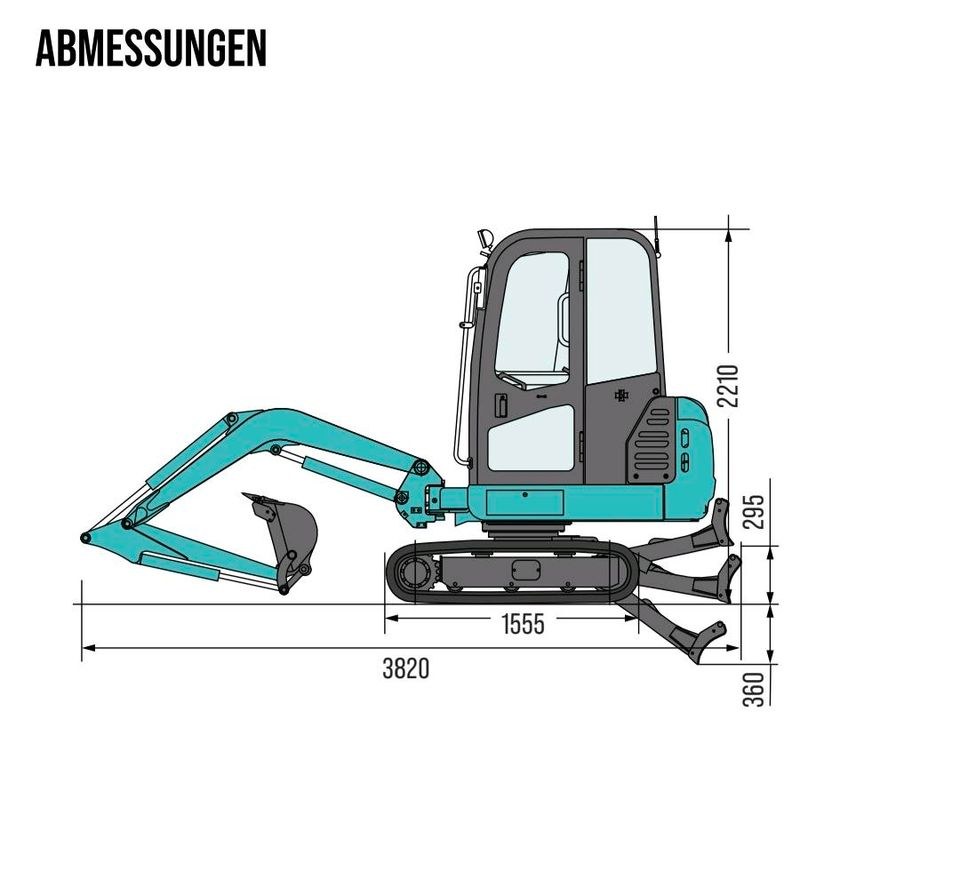 Minibagger Bagger mieten bei Geräteverleih Raaz – 3