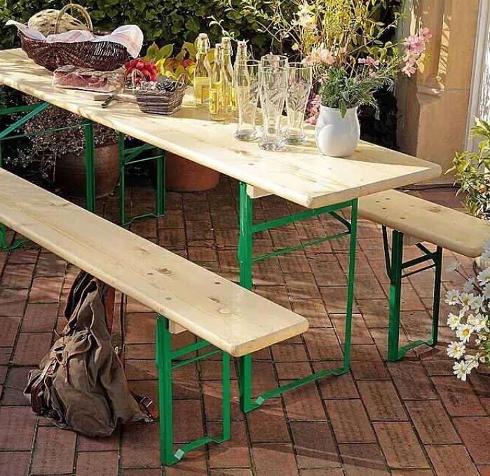 Bierzeltgarnitur breite Version 70cm mieten bei Eventverleih Lüneburg – 2