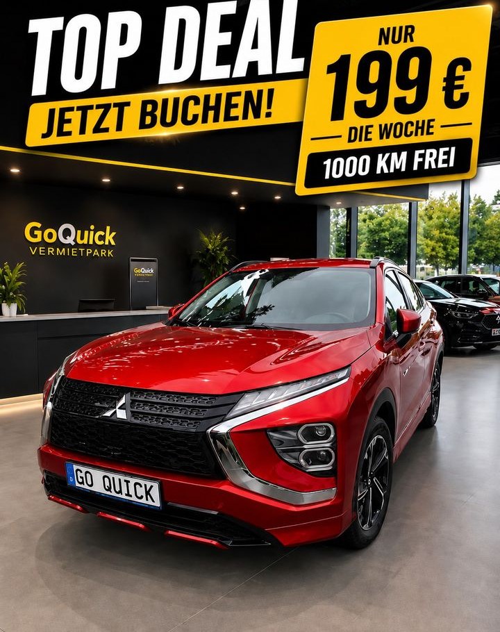 Mitsubishi Eclipse Cross Plug SUV Abo mieten bei GoQuick Vermietpark