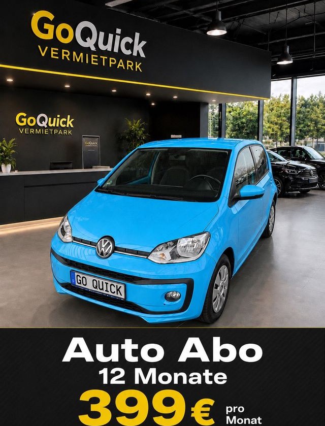 VW up 5 Türer sparsam flexibel Abo mieten in Krefeld – fair mieten
