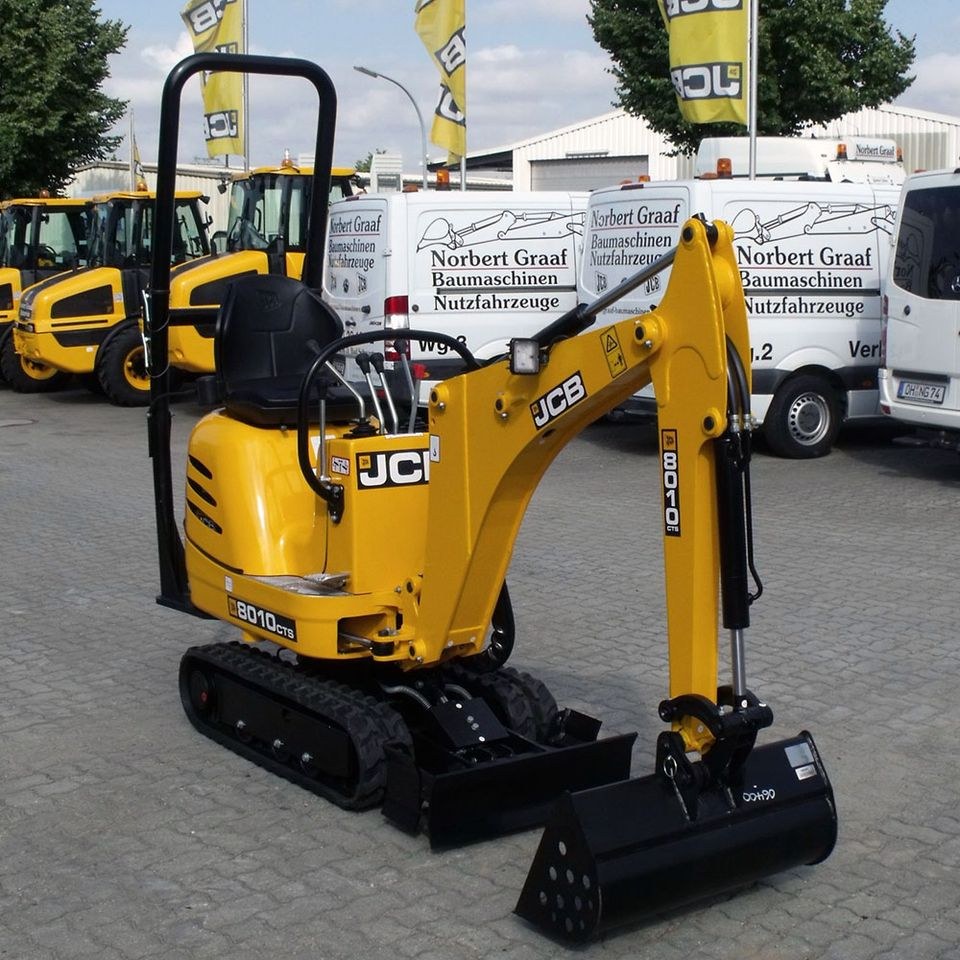 Minibagger 1,1 t mieten bei Graaf Baumaschinen