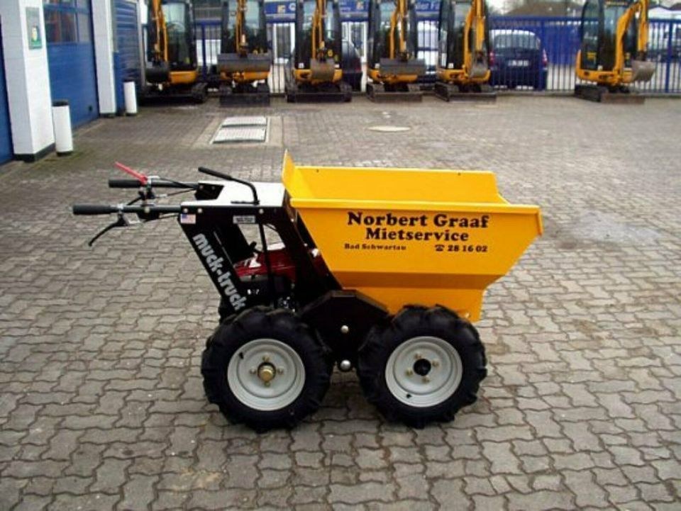 Raddumper mieten bei Graaf Baumaschinen – für Aushub & Schutt