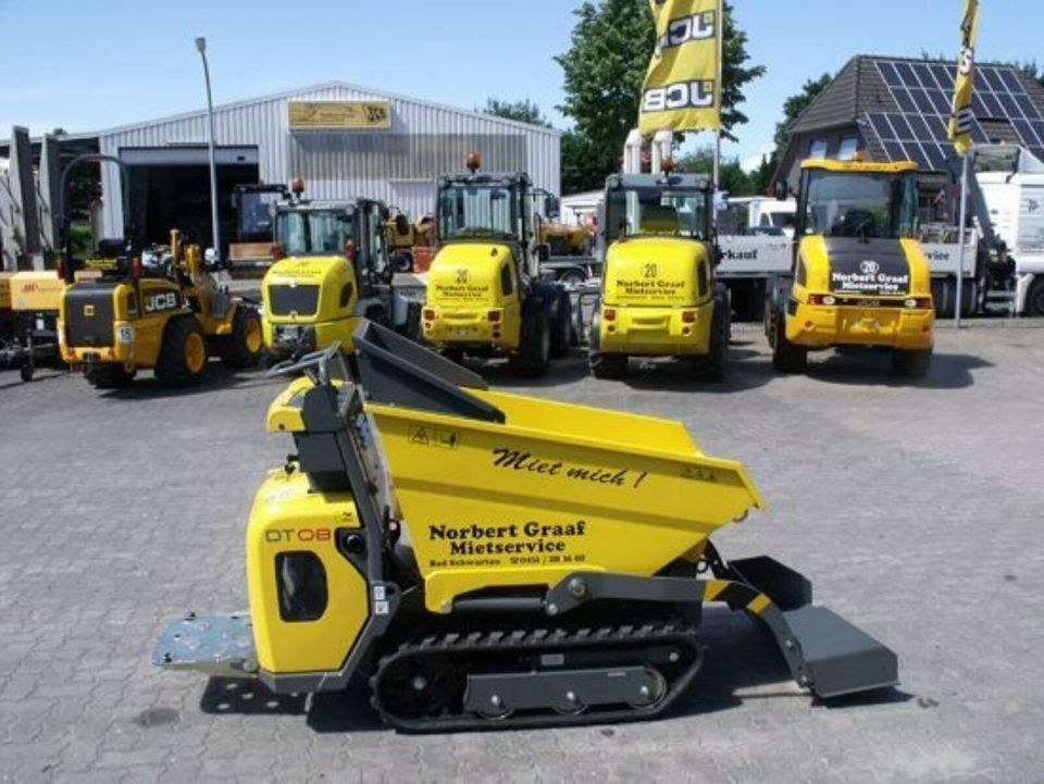 Dumper Selbstlader mieten bei Graaf Baumaschinen – für Aushub & Schutt