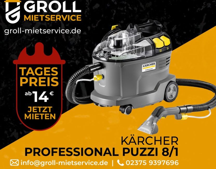 Kärcher Professionell Puzzi 8 1 mieten bei Groll