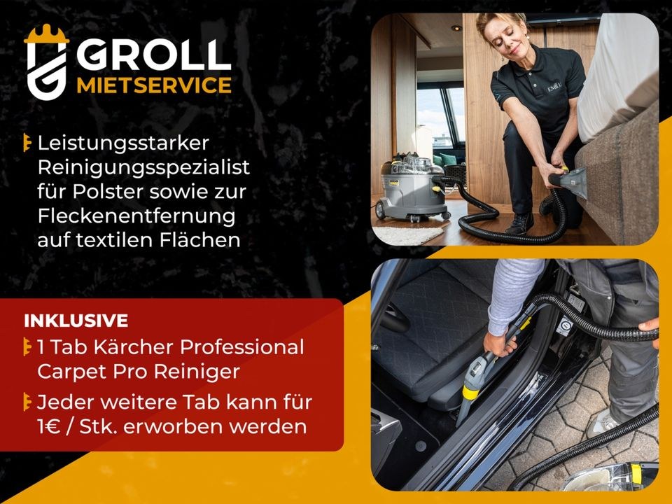 Kärcher Professionell Puzzi 8 1 mieten bei Groll – 2