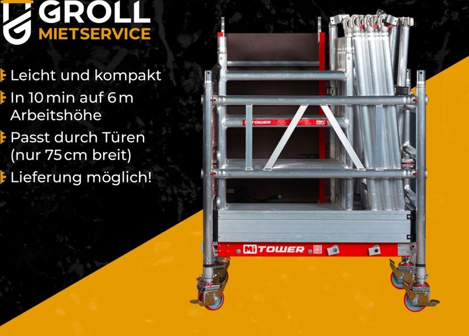 Altrex Mi Tower Fahrgerüst Rollgerüst mieten bei Groll – 2