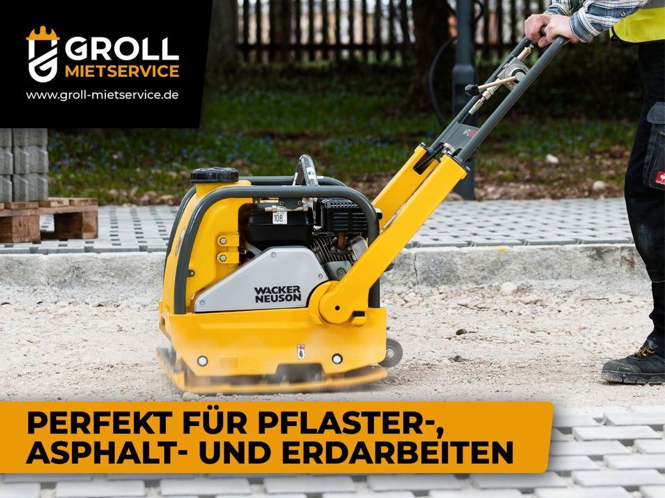 Rüttelplatte mieten bei Groll – für Pflaster & Terrasse – 4