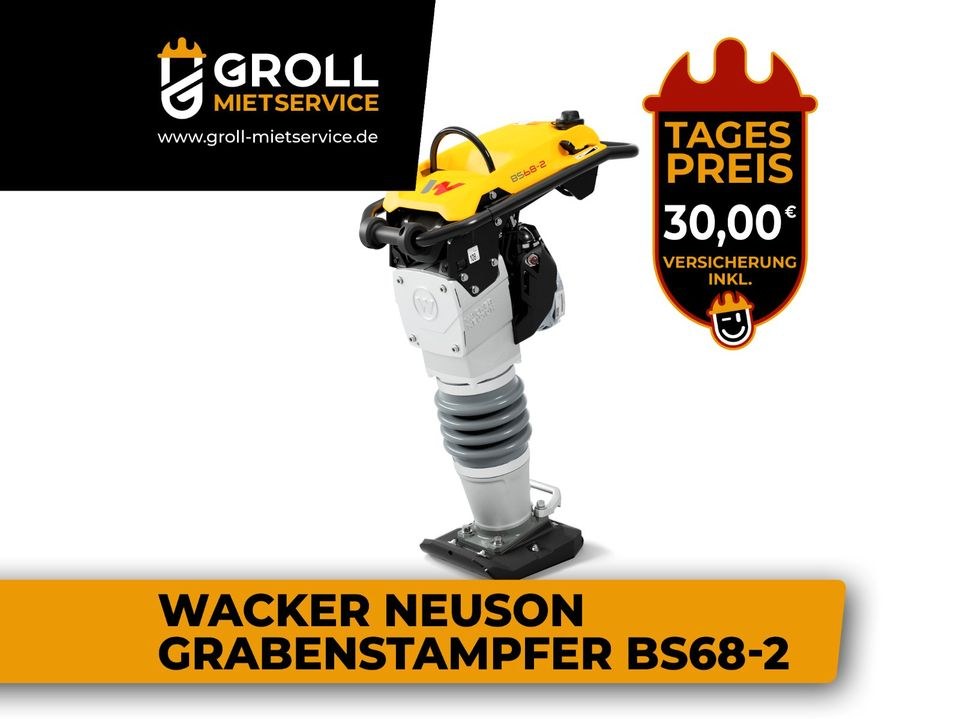 Grabenstampfer Stampfer Frosch mieten bei Groll