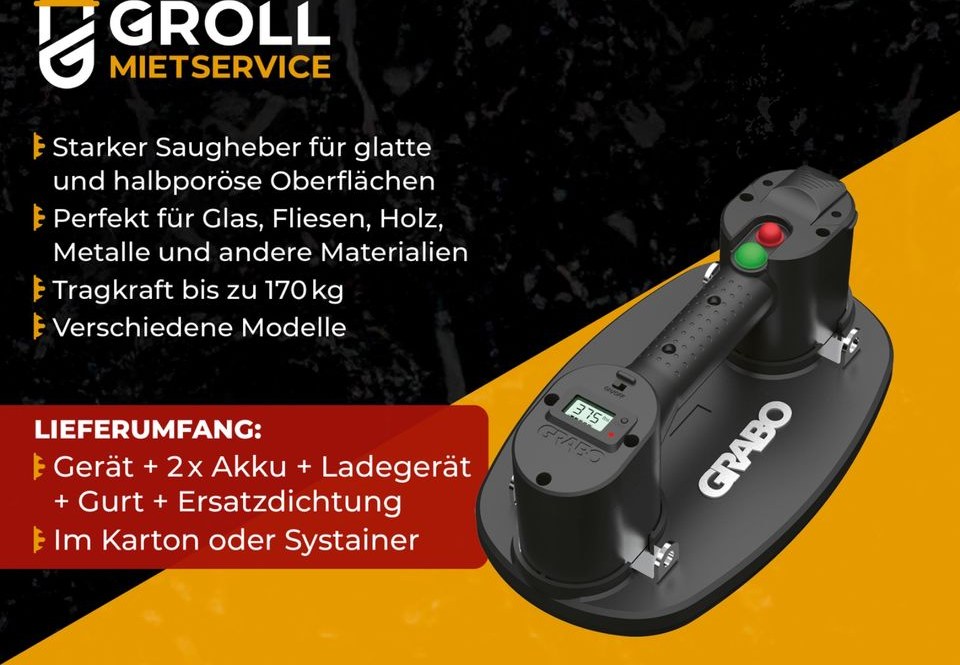 Grabo Vacuumsauger mieten bei Groll – für Bau & Sanierung – 2