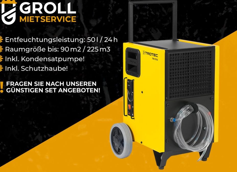 Trotec Bautrockner mieten bei Groll – gegen Feuchtigkeit & Kälte – 2