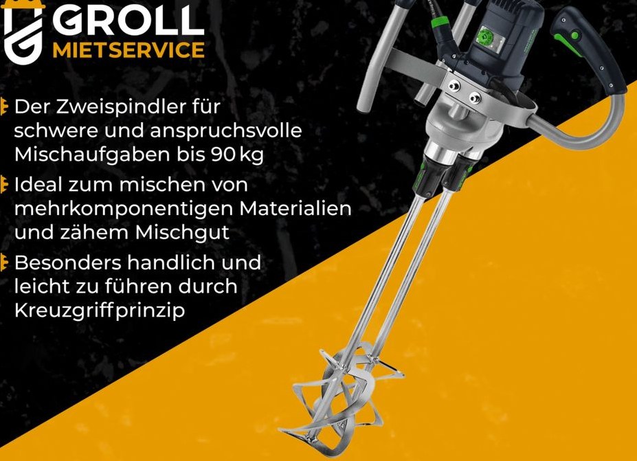 Festool Duo Rührwerk mieten bei Groll – für Fundament & Mauer – 2