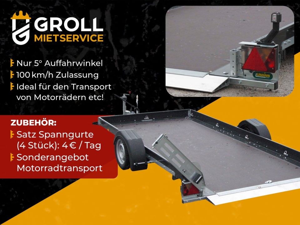 Unsinn Absenkanhänger mieten bei Groll – für Umzug & Baumarkt – 2