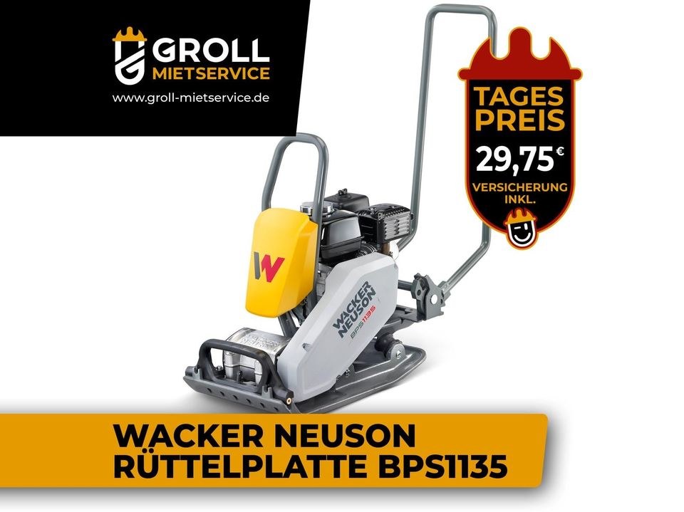 Baumaschinen mieten bei Groll – für Garten, Einfahrt & Fundament – 2