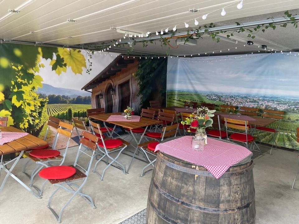 Biergarten Garnitur Tisch 4 Stühle mieten in Linsengericht – 2