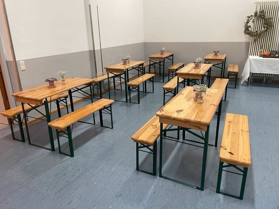 Bierzeltgarnituren Biertischganitur mieten in Linsengericht – 2