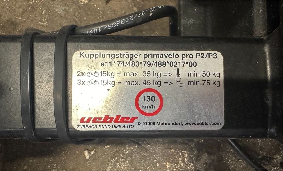 Fahrradträger Träger Fahrrad E Bike Übler mieten in Salzwedel – 3