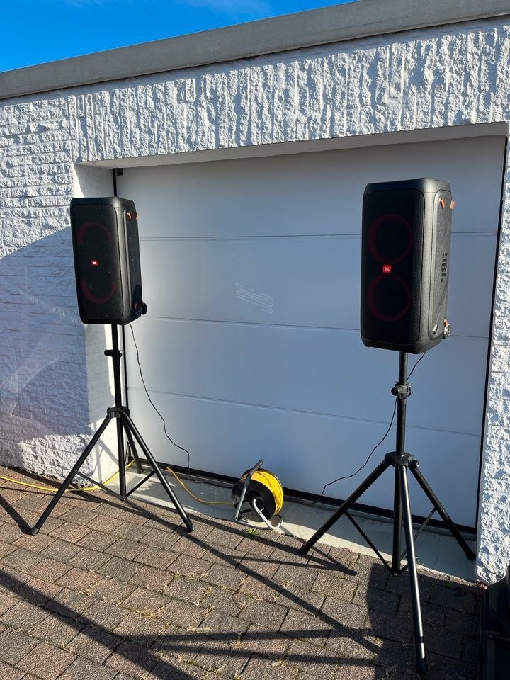 Musikanlage Partyanlage JBL Duo Lautsprecher mieten