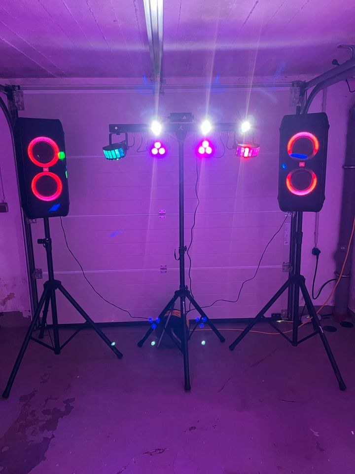 Musikanlage Partyanlage JBL Partybeleuchtung mieten