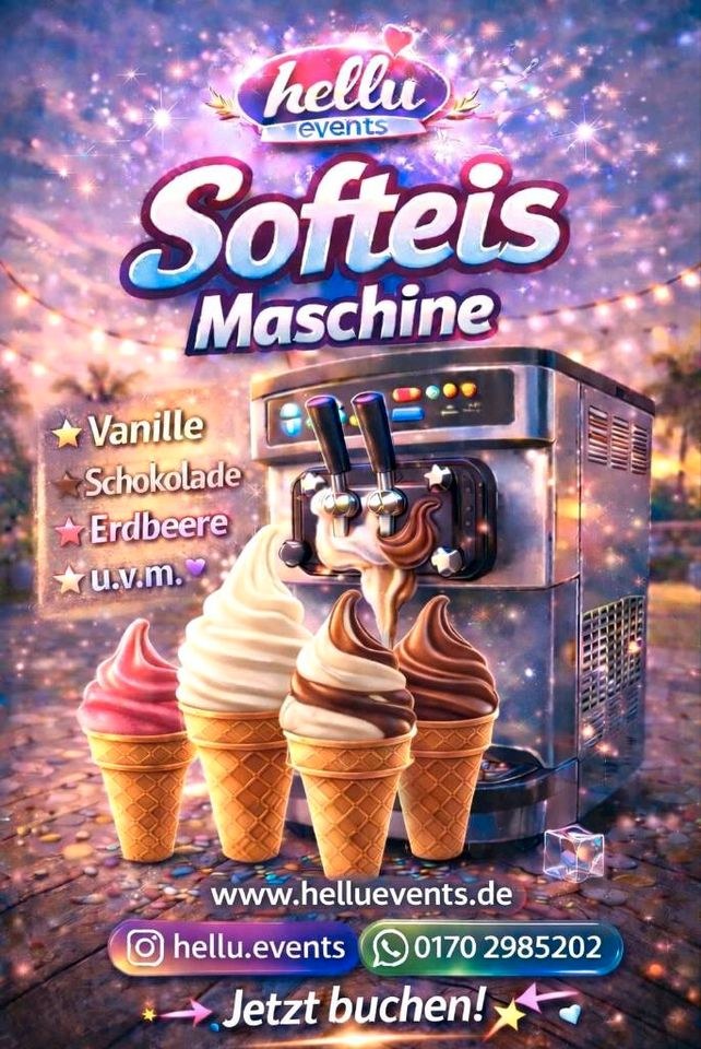 Softeismaschine Softeis Milchshakes mieten bei Hellu Event – 2