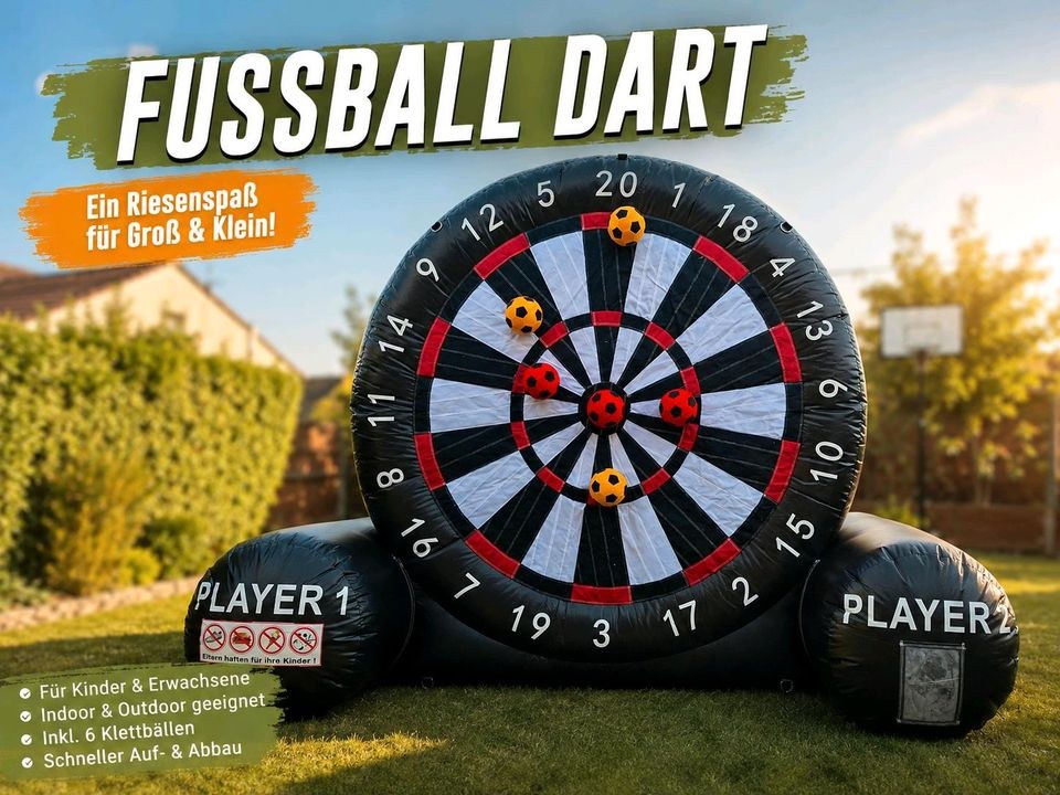 Fußballdart Fußball Dart Soccer mieten bei Hellu Event