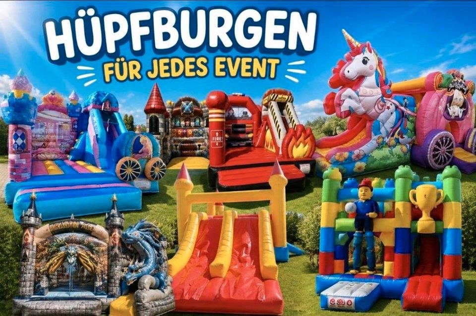 Hüpfburg mieten bei Hellu Event – Hüpfspaß für jede Feier