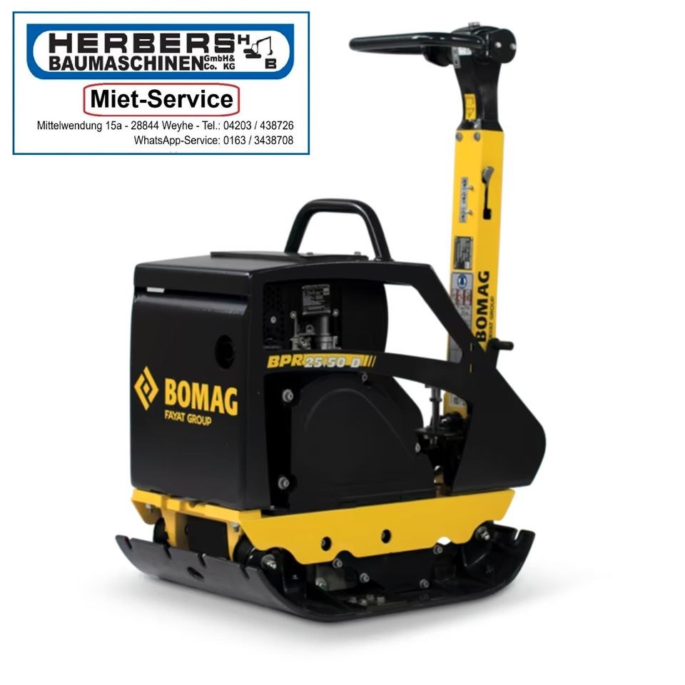 Rüttler Bomag BPR 25 50D 155kg mieten bei Herbers Baumaschinen – 2