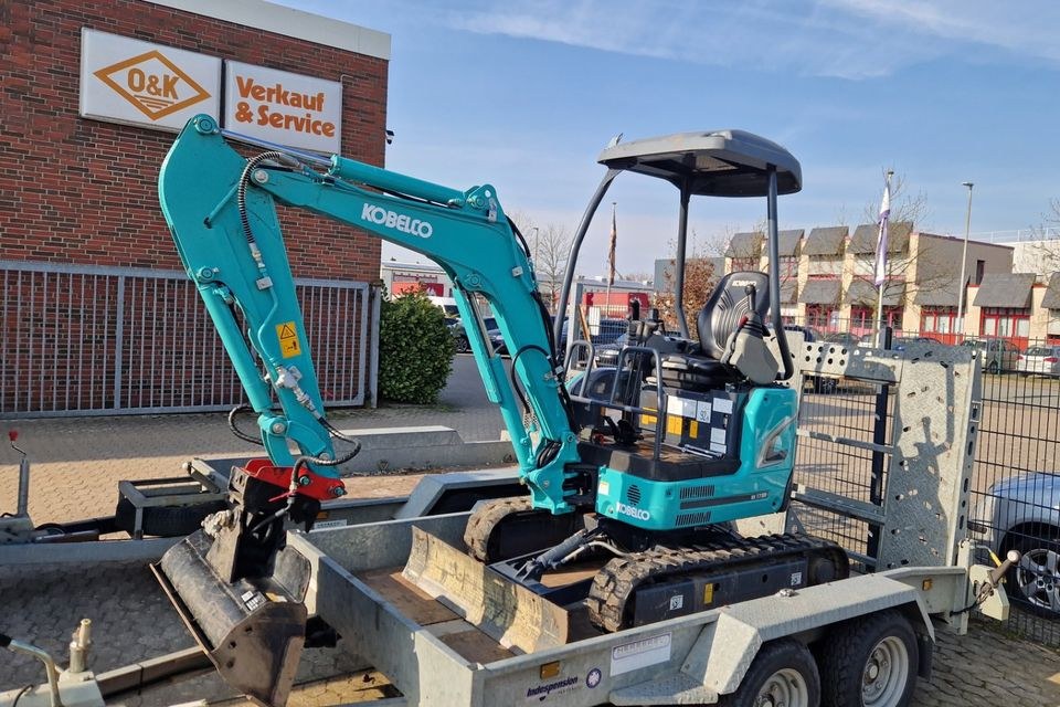 Minibagger 1,7t Kobelco SK17 mieten bei Herbers Baumaschinen – 2